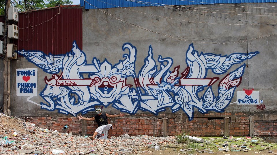 Graff de Fonki au Cambodge